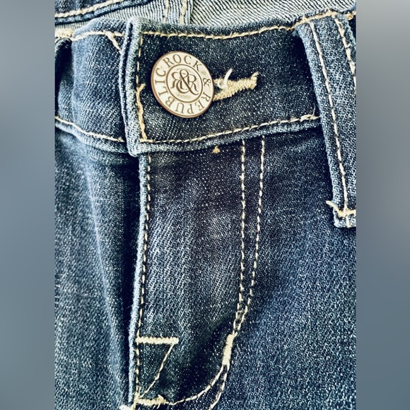 Rock & Republic Dark Wash Denim “Berlin”Jeans, size 2 - Picture 5 of 8
